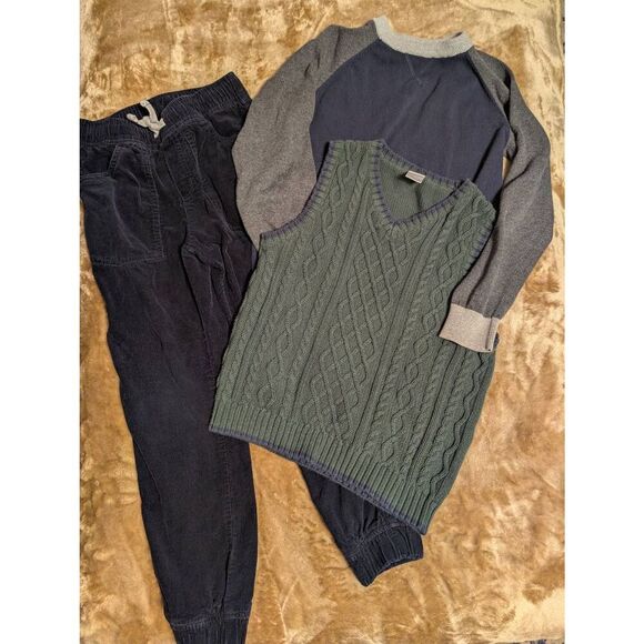 BOYS Gymboree Bundle, 1 Gymboree Sweater Vest, 1 Gymboree Corduroy Pants, & 1 Ch - Picture 1 of 8